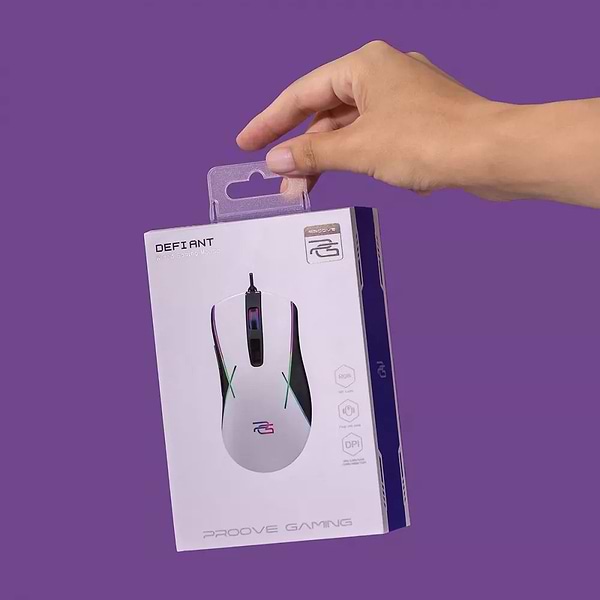Фото - Мышь проводная игровая Proove Gaming Defiant White (CMDE00000101)