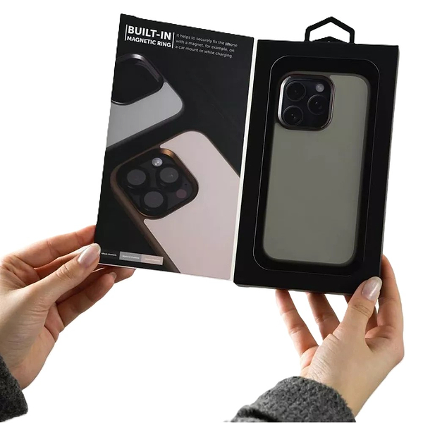 Фото - Чохол для смартфону Proove Sapphire Case with Magnetic Ring iPhone 15 Pro Black Titanium (PCSAIP15P036)