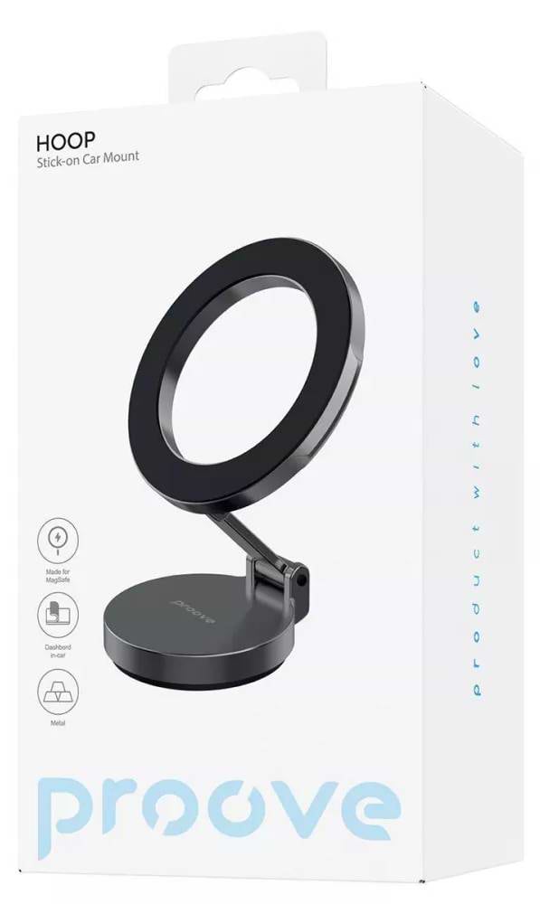Фото - Тримач для мобільного пристрою Proove Hoop Stick-on Car Mount