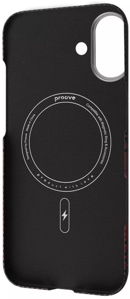 Фото - Чехол для смартфона Proove Carbon Slim with Magnetic Ring iPhone 17 glowrise (PCCSIP170052)
