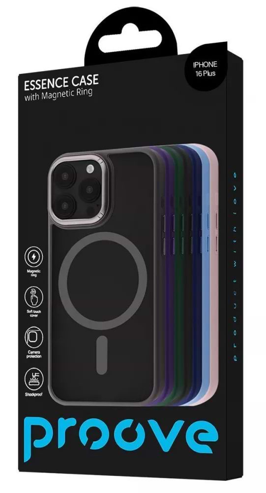 Фото - Чохол для смартфону Proove Essence Case with Magnetic Ring iPhone 16 Plus Green (PCECIP16PL06)