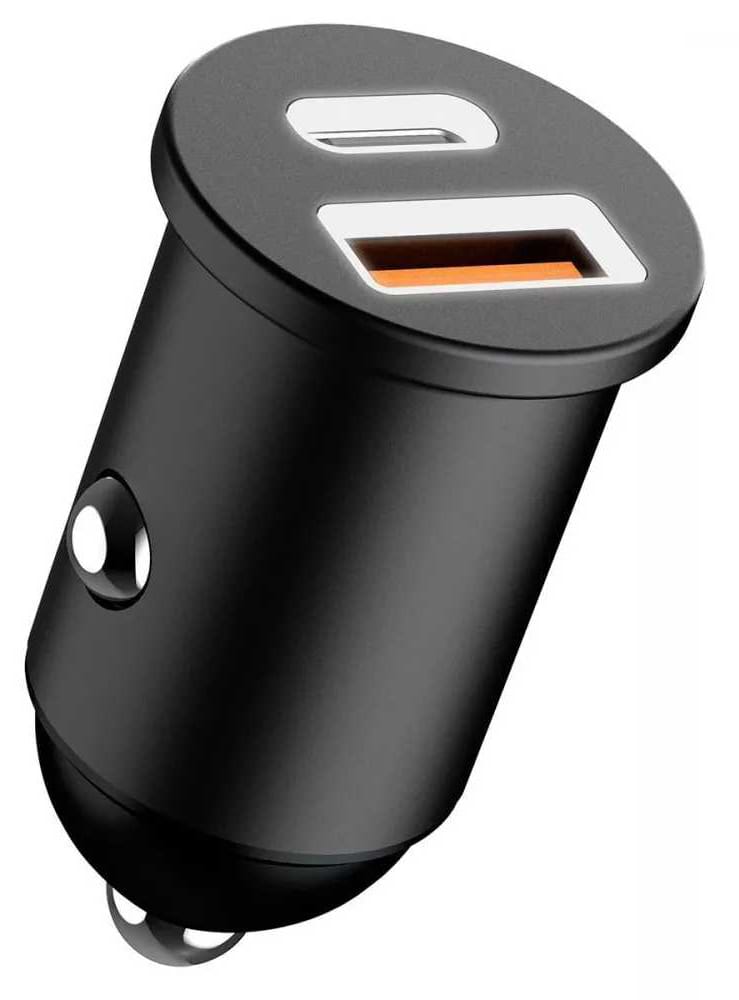 Автомобильное зарядное устройство Proove Tiny Power 30W (Type-C + USB) Black (ACTP30111201)