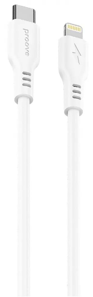 Кабель синхронизации данных Proove Rebirth Type-C to Lightning 27W 1m White (CCRE27002102) - Фото 1
