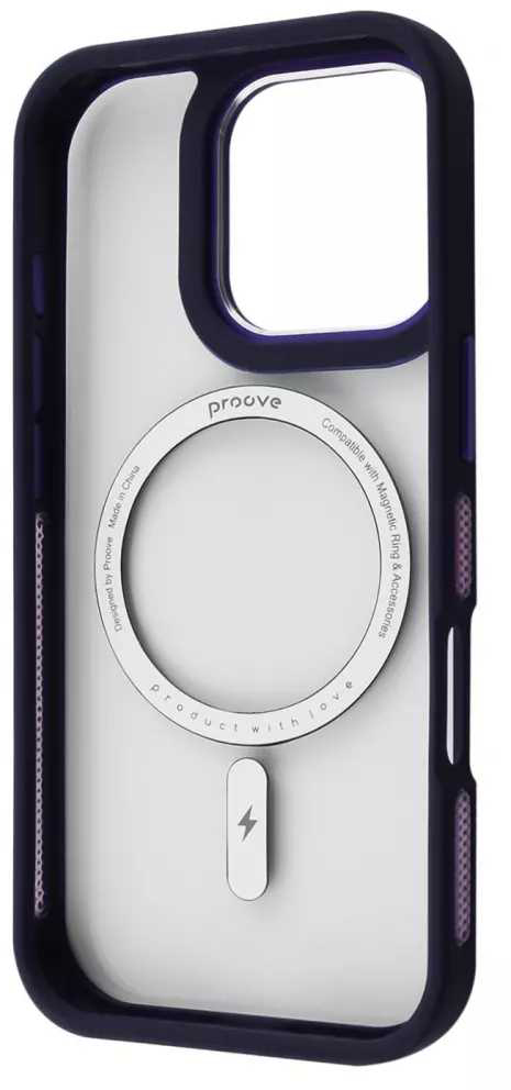 Фото - Чохол для смартфону Proove Clear Essence Case with Magnetic Ring iPhone 12 Pro Max Midnight Blue (PCCEIP12PM08)