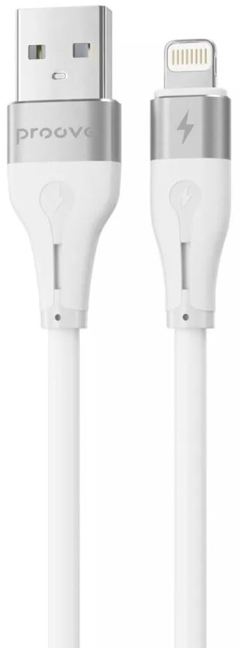 Фото - Кабель Proove Soft Silicone Lightning 2.4A 1m White (492020003)