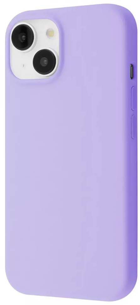 Чехол для смартфона Silicone Case with Magnetic Ring iPhone 14 Lilac (PCSMIP140021) - Фото 1