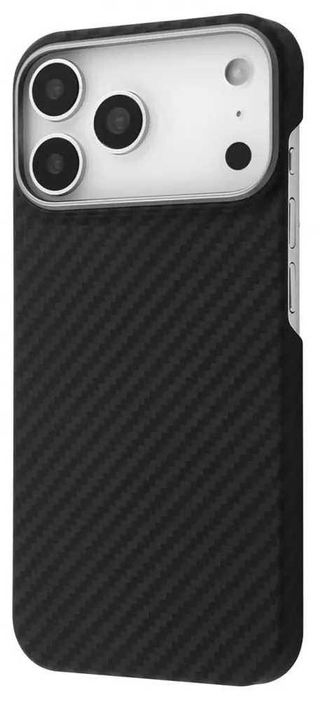 Чехол для смартфона Proove Carbon Slim with Magnetic Ring iPhone 17 Pro Black (PCCSIP17P002) - Фото 1