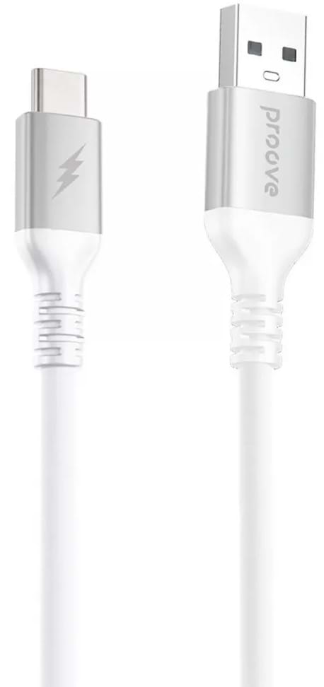 Купити Кабель синхронізації даних Proove ReGen Silicone USB to Type-C 3A (1m) white (CCRS27001202) - Фото 1 Кабель синхронізації даних Proove ReGen Silicone USB to Type-C 3A (1m) white (CCRS27001202) - Фото 1