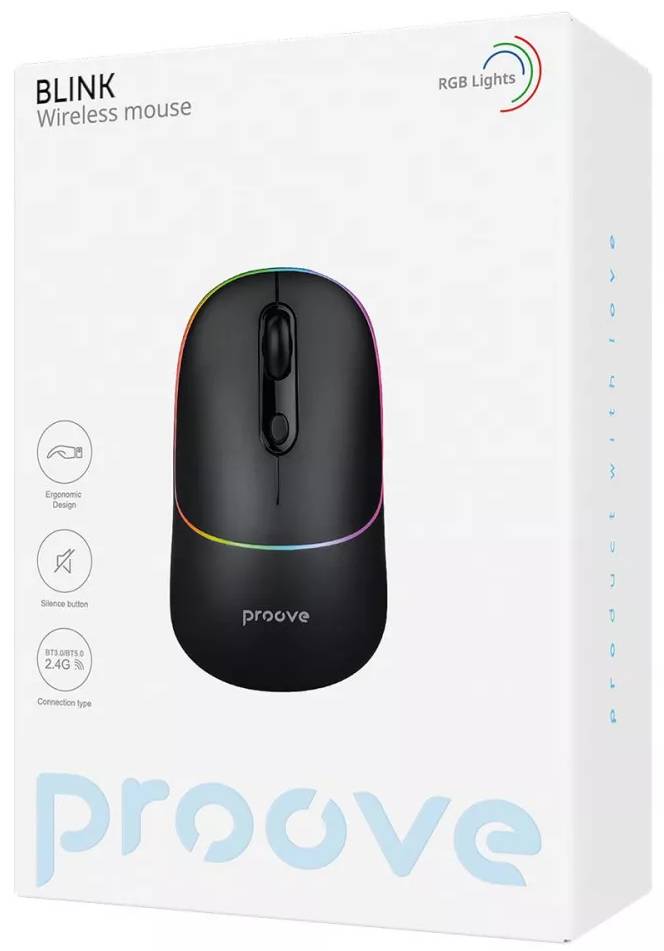 Фото - Миша бездротова Proove Blink Black (WMBL00002001)