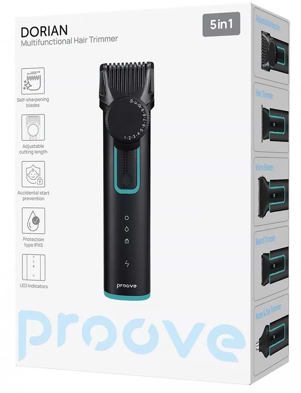 Фото - Триммер универсальный Proove Dorian 5in1 Black (HTPD05002001)