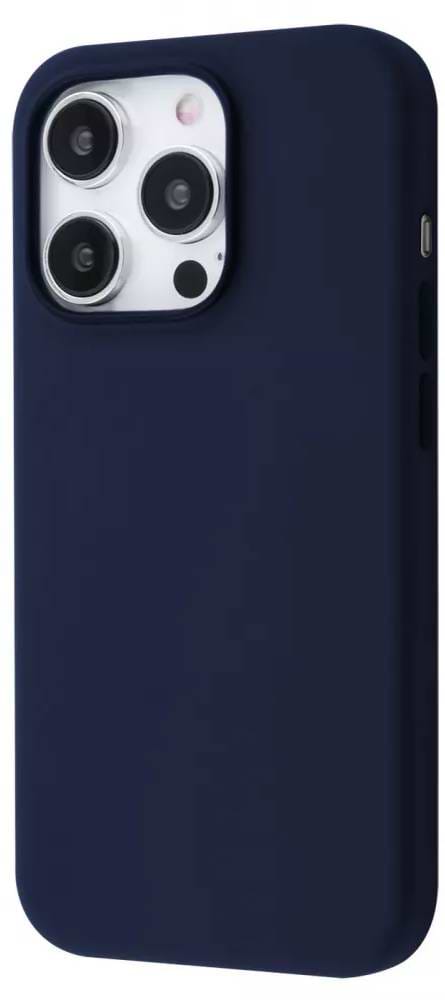 Чехол для смартфона Silicone Case with Magnetic Ring iPhone 14 Pro Storm Blue (PCSMIP14P018) - Фото 1