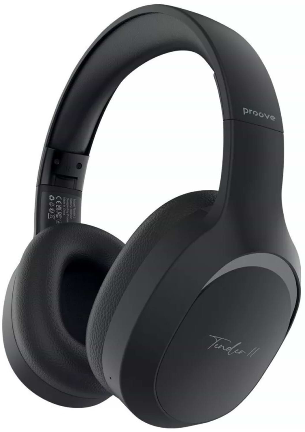Наушники полноразмерные беспроводные Proove Tender 2 (APP) black (HPTR2001AP01) - Фото 1