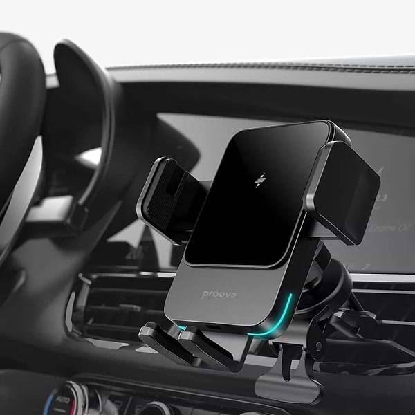 Фото - Автодержатель с беспроводной зарядкой Proove Sonic 15W
