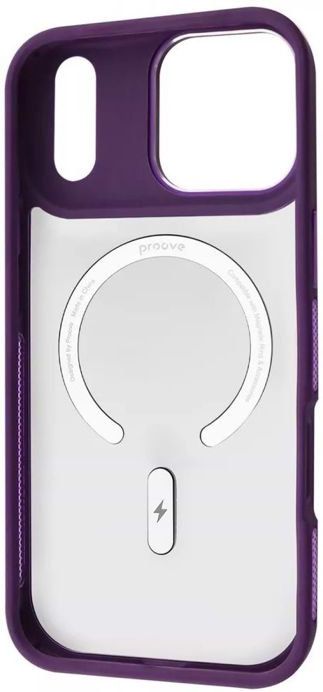 Фото - Чехол для смартфона Proove Clear Essence Case with Magnetic Ring iPhone 17 Pro Max Deep Purple (PCCEIP17PM04)