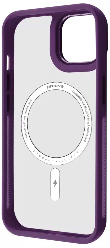 Фото - Чехол для смартфона Proove Clear Essence Case with Magnetic Ring iPhone 17 Deep Purple (PCCEIP170004)