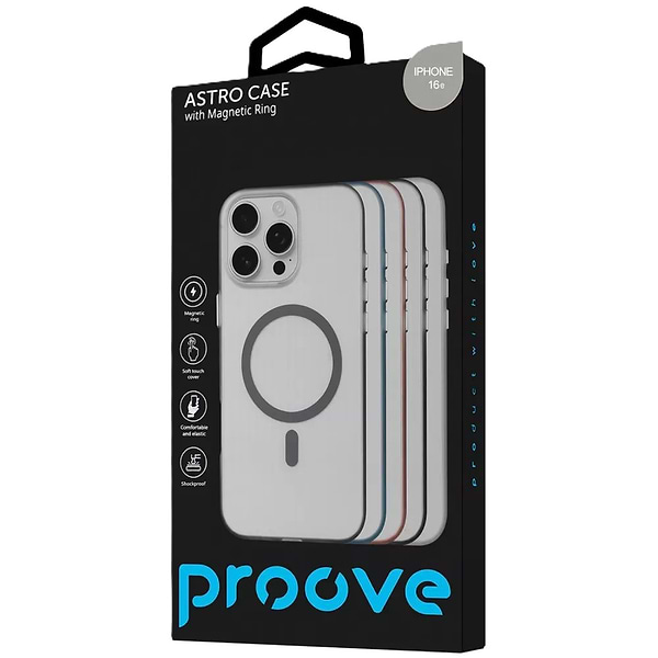 Фото - Чохол для смартфону Proove Astro Case with Magnetic Ring iPhone 16e White (PCASIP16E014)