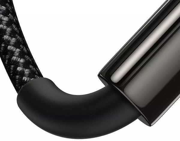 Фото - Кабель синхронізації даних Baseus Tungsten Gold Fast Charging USB to Type-C 100W 2m black (CAWJ000101)