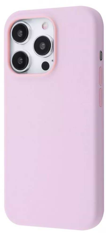 Чехол для смартфона Silicone Case with Magnetic Ring iPhone 14 Pro Chalk Pink (PCSMIP14P020) - Фото 1
