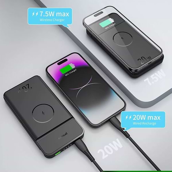 Фото - Батарея мобільна Proove Power Stand 2 in 1 20W 10000mAh black (2001001957605)