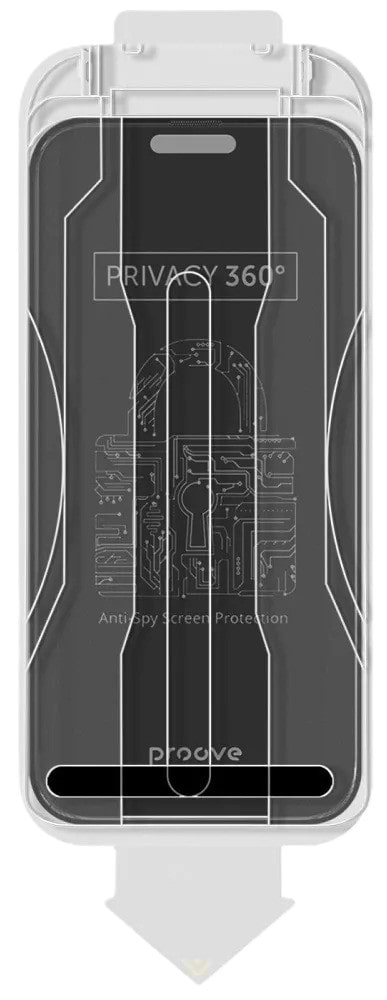 Фото - Защитное стекло для смартфона Proove Privacy 360 Installation Box iPhone 17 Air black (PG360I17A001)