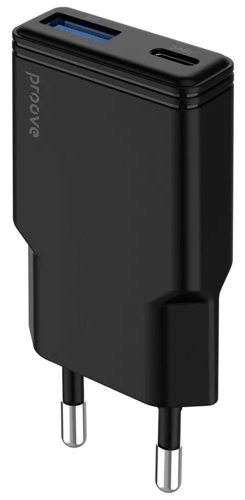 Фото - Сетевое зарядное устройство Proove Slender 30W (Type-C + USB) Black (WCSL30110001)
