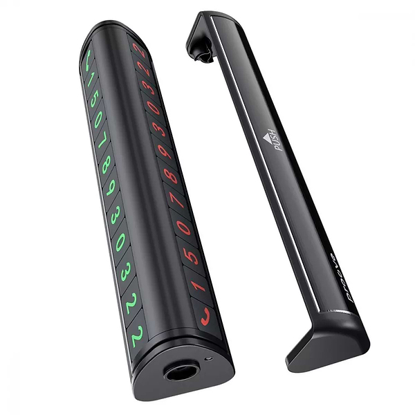 Фото - Парковочная карта Proove Twins Parking Number Plate Black (AATP00000001)