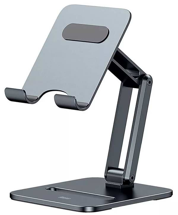 Фото - Подставка для мобильного устройства Baseus Desktop Biaxial Foldable Metal Stand Gray (LUSZ000113)