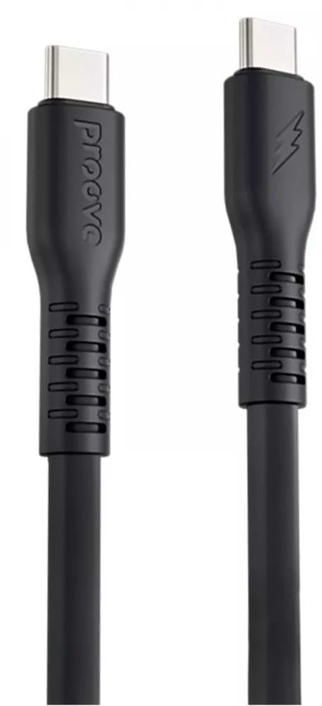 Кабель синхронізації даних Proove Eternal Type-C to Type-C 60W 2m Black (CCET60002221)