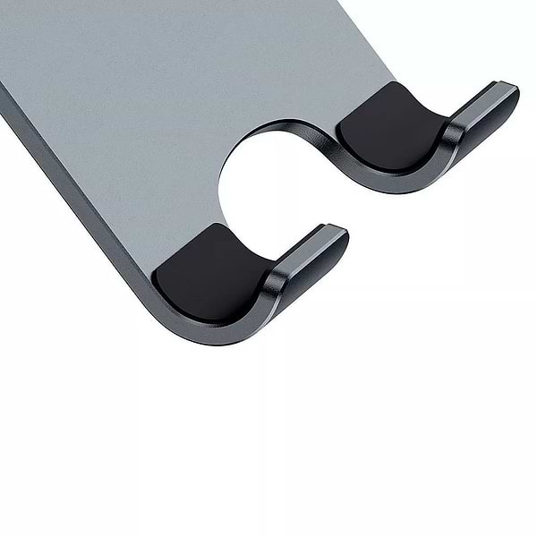 Фото - Подставка для мобильного устройства Baseus Desktop Biaxial Foldable Metal Stand Gray (LUSZ000113)