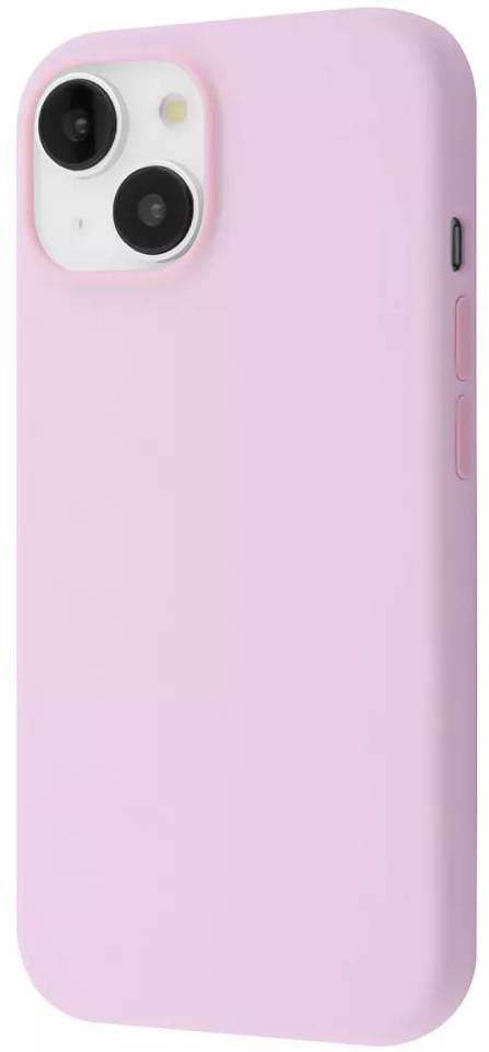 Чехол для смартфона Silicone Case with Magnetic Ring iPhone 14 Chalk Pink (PCSMIP140020) - Фото 1