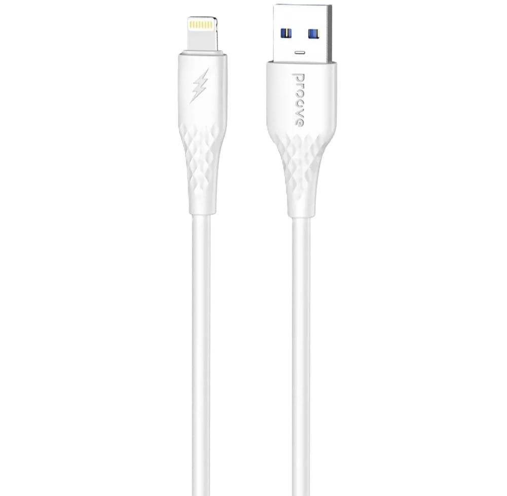 Кабель Proove GridLine USB to Lightning 2.4A 1m Black (CCGL12001101)