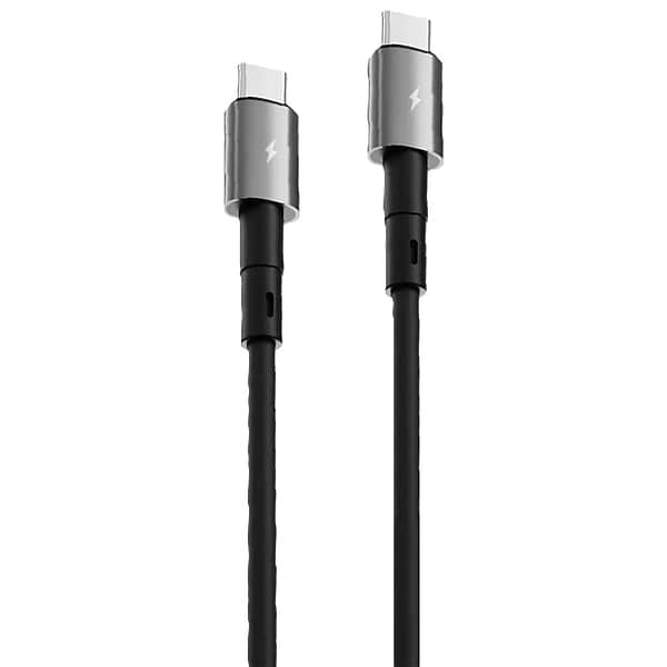 Фото - Кабель синхронизации данных Proove Silicraft Type-C to Type-C 60W 1m Black (CCSC60002201)