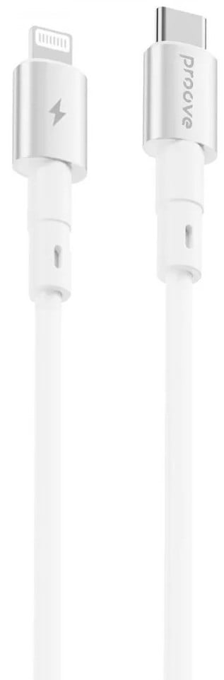 Кабель Proove Silicraft Type-C to Lightning 27W (1m) white (CCSC27002102)