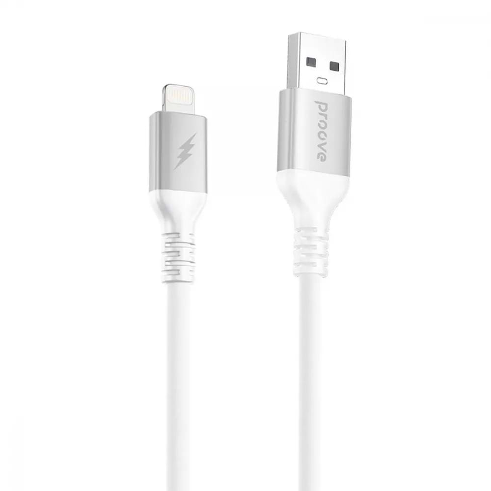 Купити Кабель синхронізації даних Proove ReGen Silicone USB to Lightning 2.4A (1m) white (CCRS15001102) - Фото 1 Кабель синхронізації даних Proove ReGen Silicone USB to Lightning 2.4A (1m) white (CCRS15001102) - Фото 1