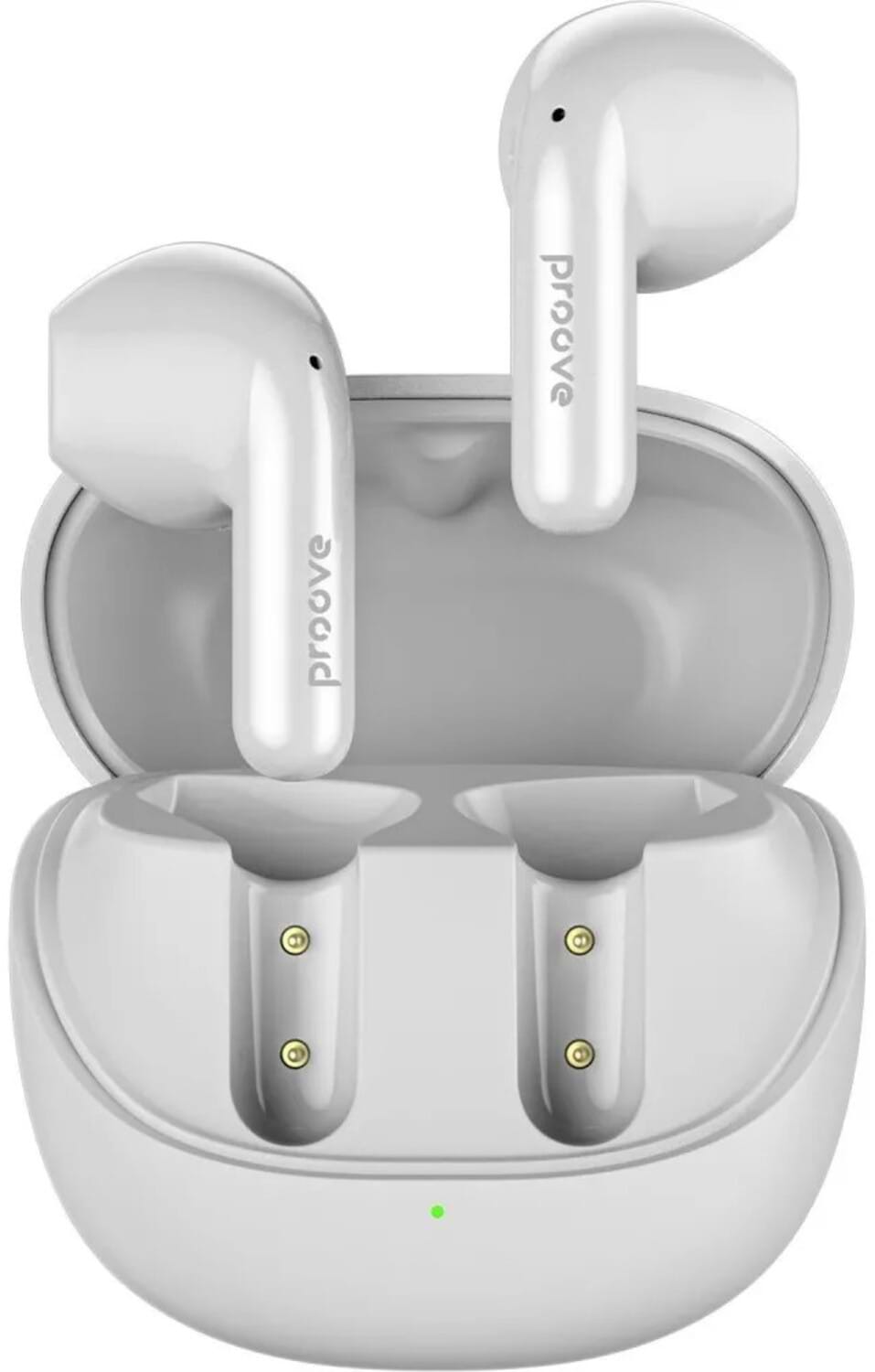 Навушники вкладиші бездротові TWS Proove Logic TWS (APP) pearl white (TWLG0001AP16) - Фото 1