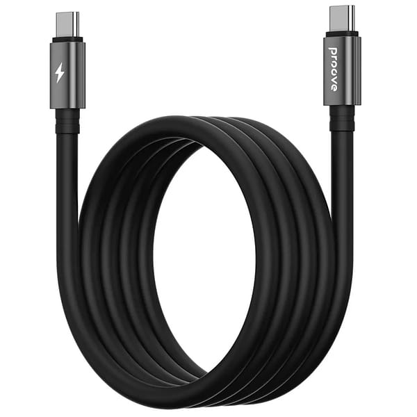 Фото - Кабель синхронизации данных Proove Magneto Type-C to Type-C 60W 1m Black (CCMA60002201)
