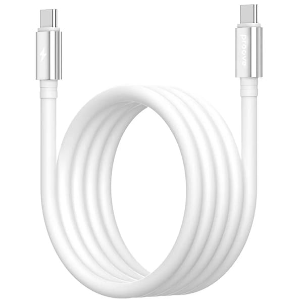 Фото - Кабель синхронизации данных Proove Magneto Type-C to Type-C 60W 1m White (CCMA60002202)