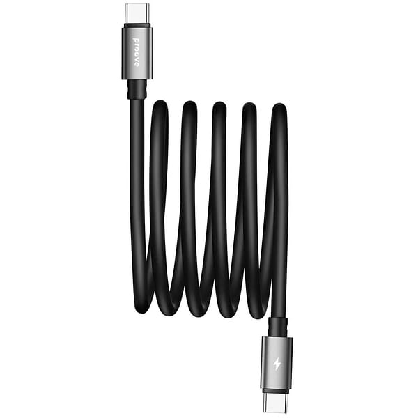 Фото - Кабель синхронизации данных Proove Magneto Type-C to Type-C 60W 1m Black (CCMA60002201)