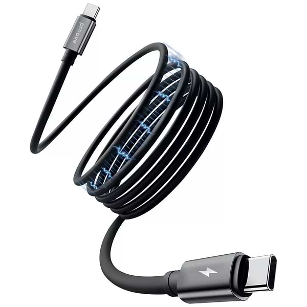 Фото - Кабель синхронизации данных Proove Magneto Type-C to Type-C 60W 1m Black (CCMA60002201)