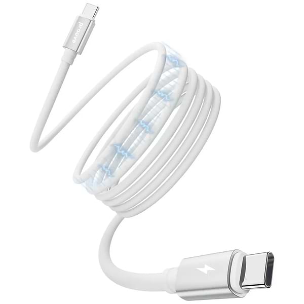 Фото - Кабель синхронизации данных Proove Magneto Type-C to Type-C 60W 1m White (CCMA60002202)