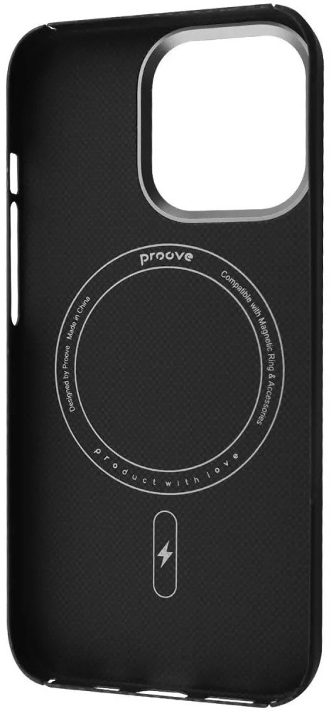 Фото - Чехол для смартфона Proove Carbon Slim with Magnetic Ring iPhone 13 Pro Onyx (PCCSIP13P060)