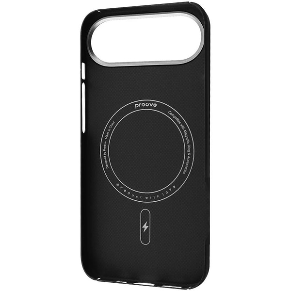 Фото - Чохол для смартфону Proove Carbon Slim with Magnetic Ring iPhone 17 Air nightfall (PCCSIP17AR51)