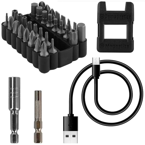 Фото - Акумуляторна викрутка Proove Driller 36in1 Gray (MTSD35000003)