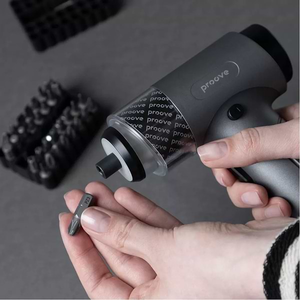 Фото - Акумуляторна викрутка Proove Driller 36in1 Gray (MTSD35000003)