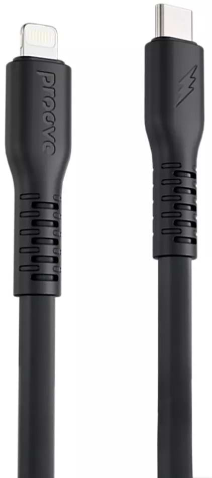 Кабель синхронізації даних Proove Eternal Type-C to Lightning 27W 1m Black (CCET27002101)