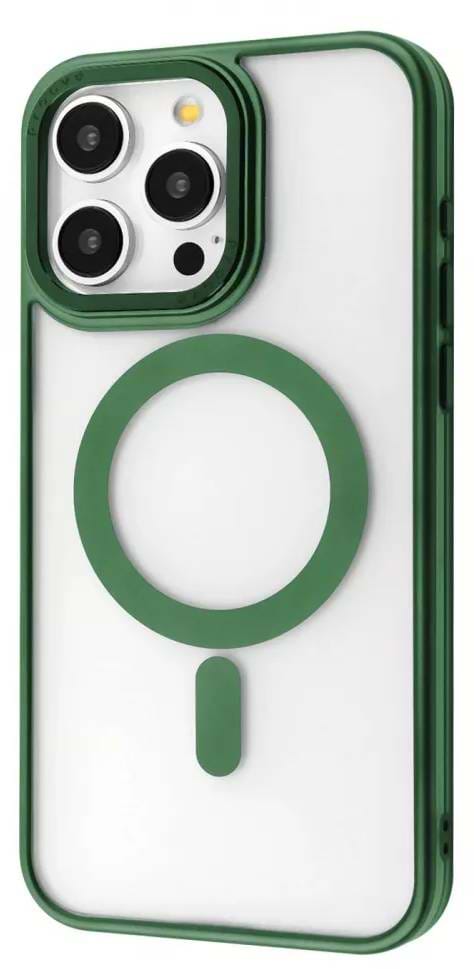 Чехол для смартфона Proove Blur Case with Magnetic Ring iPhone 15 Pro Green (PCBCIP15P006) - Фото 1