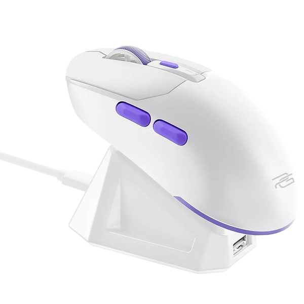 Фото - Миша бездротова ігрова Proove Gaming Rate Pro with Charging Dock white (WMRPCD022002)