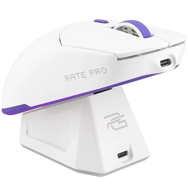 Фото - Миша бездротова ігрова Proove Gaming Rate Pro with Charging Dock white (WMRPCD022002)