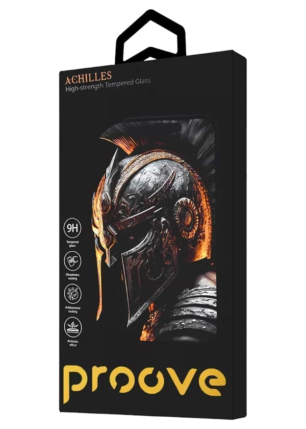 Фото - Захисне скло для смартфону Proove Achilles iPhone 14 Pro Max/15 Plus/16 Plus Black (PGPAIP14PM01)