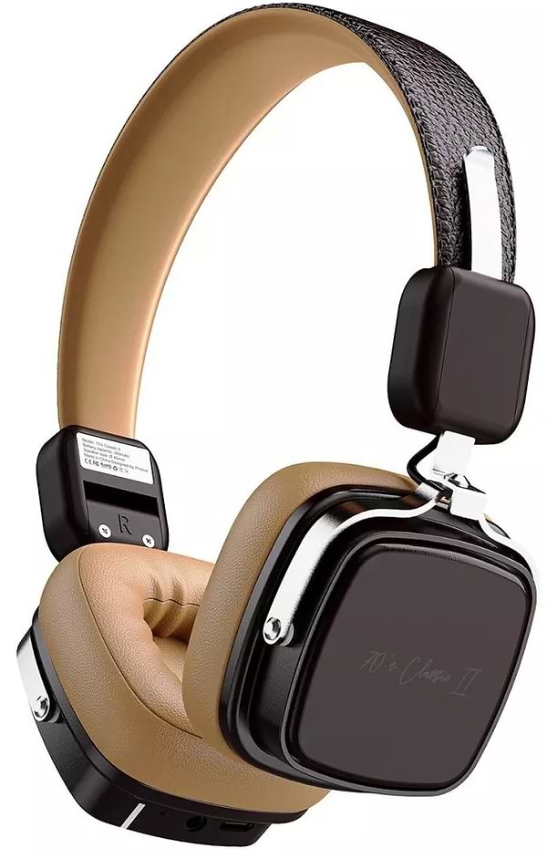 Фото - Наушники накладные беспроводные TWS Proove 70's Classic II Beige/Brown